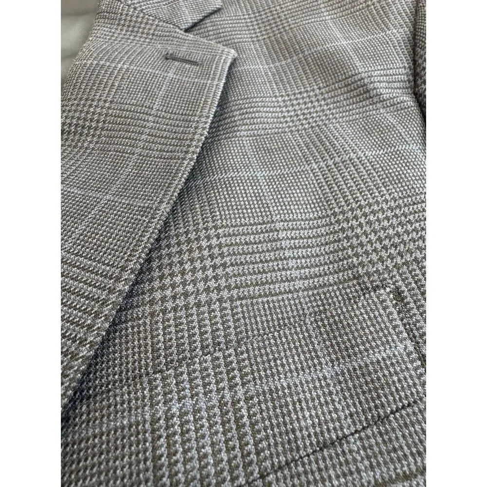 Ralph Lauren Mens Two-Button Blazer Silk Wool Blend‎ Sport Coat Jacket Size 42R